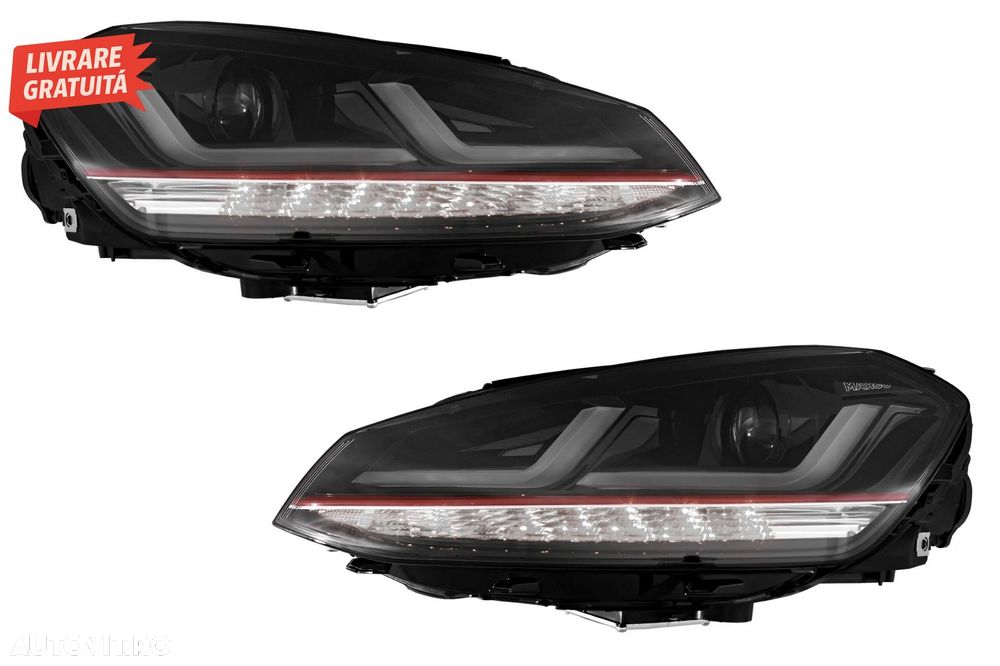Faruri LEDriving Osram Full LED VW Golf 7 VII (2012-2017) Rosu GTI pentru Faruri X- livrare gratuita - 3