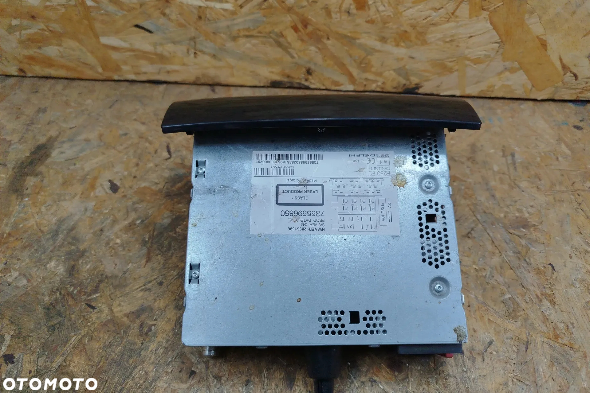 Fiat Ducato III Boxer Jumper II 11- RADiO radioodtwarzacz 7355596850 orginał, nie wylogowane GRA - 3