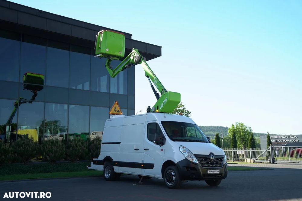 Renault MASTER / AERIAL / Platformă de lucru aeriană Elevateur 142 TPF - 14 m / MAX 265 kg / TABLĂ / - 3
