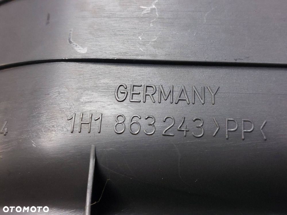 TUNEL ŚRODKOWY SCHOWEK NA KASETY VOLKSWAGEN GOLF III 1H1863243 - 4