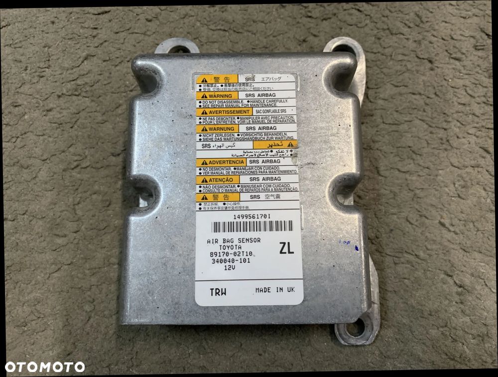 TOYOTA COROLLA E21 2019- SENSOR STEROWNIK MODUŁ PODUSZEK AIRBAG 89170-02T10 - 1