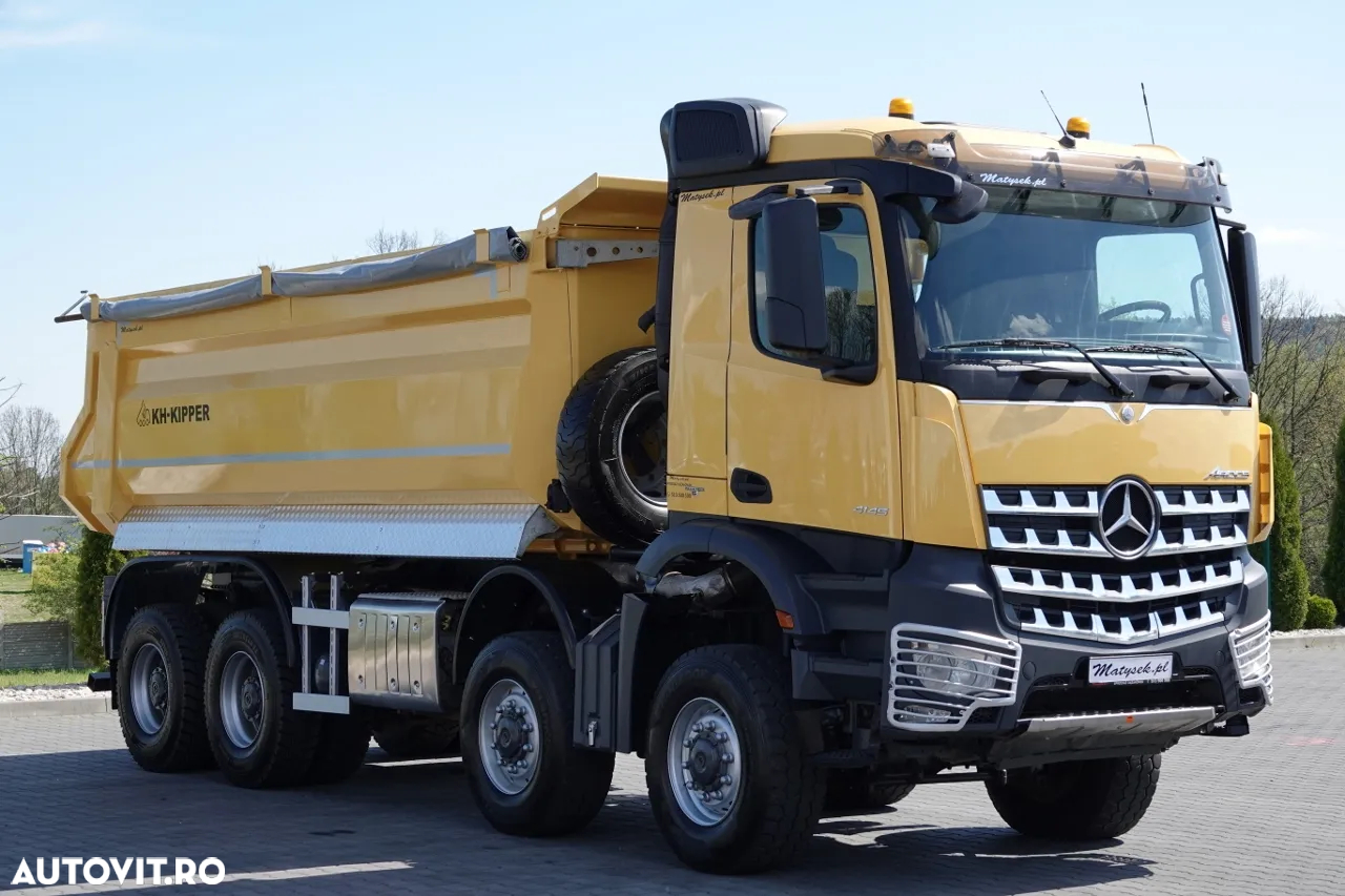 Mercedes-Benz AROCS 4145 / 8x8 / TIPPER SPATE / KH KIPPER / EURO 6 - 10