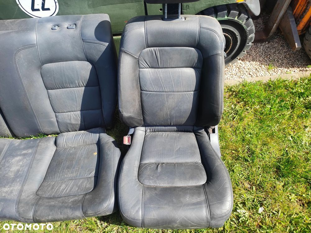 Honda Accord VI Coupe 98-02 Fotele fotel skórzane czarne komplet - 9