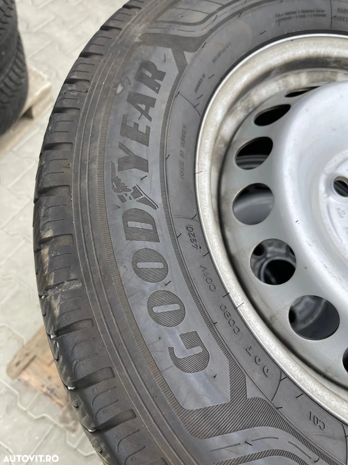 Jante Vw Crafter new cu anvelope vara Goodyear 235/65/16c - 2