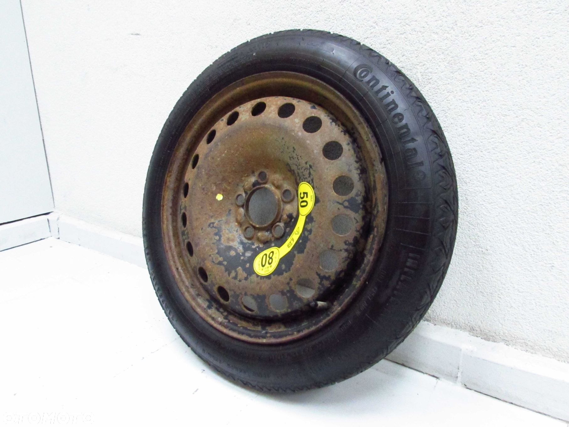 VOLVO S80 II V70  XC70 XC60 XC90 5X108 17' KOLO ZAPASOWE DOJAZDOWKA 31302384 CONTINENTAL 125/80R17 - 2