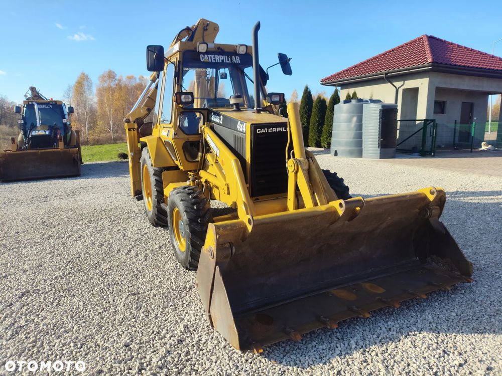 Caterpillar 428B , KOPARKO-ŁADOWARKA  , NOWE OPONY , Z FIRMY PAŃSTWOWEJ , STAN SUPER - 5