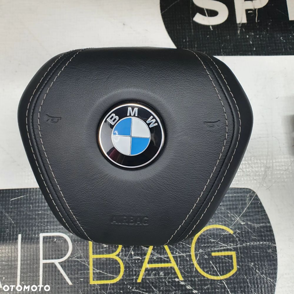 BMW G30 G31 SERIA 5 DESKA ROZDZIELCZA KONSOLA KOKPIT PULPIT PODUSZKI AIRBAG AIR BAG PASY KIT SET - 12