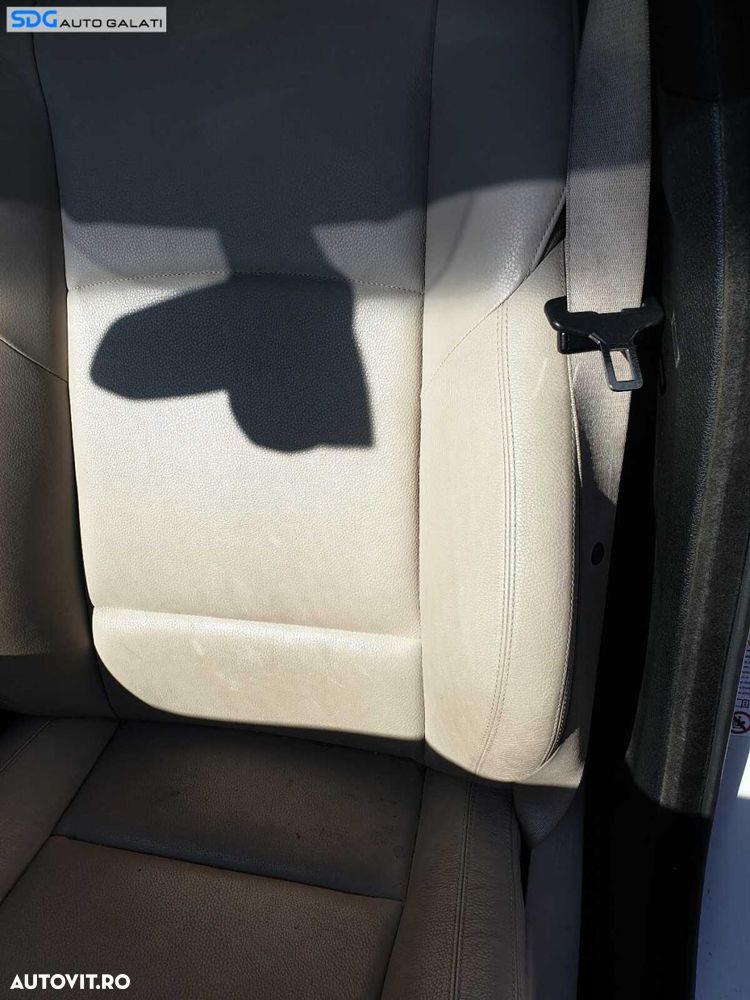 Interior Piele Crem cu Incalzire Scaune Fata si Bancheta Spate Sezut cu Spatar BMW Seria 5 F11 2009 - 2017 [C5278] [C5279] [C5280] - 10