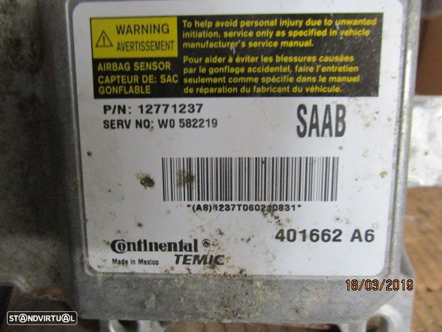 Modulo Airbag 12771237 401662A6 SAAB 93 SW 2006 - 2