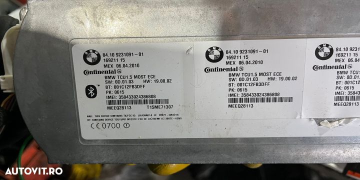 Modul Bluetooth  9231091-01 BMW X5 E70 [2006 - 2010] - 3