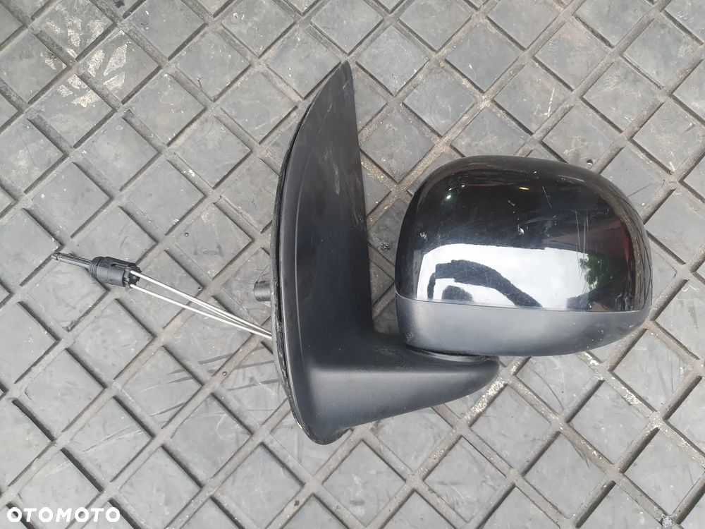 Lusterko lewe manualne Fiat Panda III 12- EUROPA CZARNY LAKIER - 1
