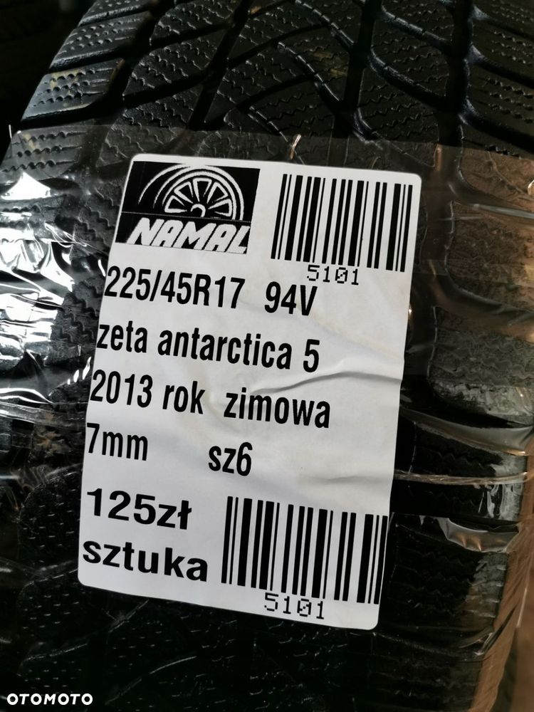 1x zeta antarctica 5 225/45r17 opona zimowa 7mm 5101 - 9