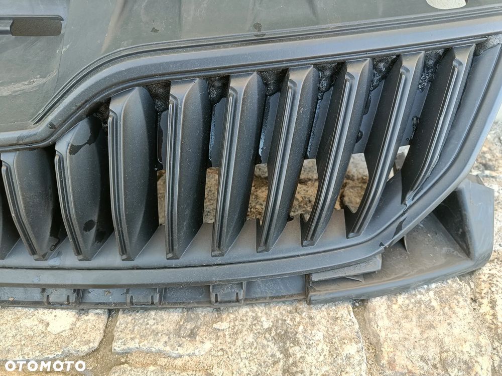 Grill Skoda Fabia 3 III Atrapa Chłodnicy Kratka  6V0853653A - 11
