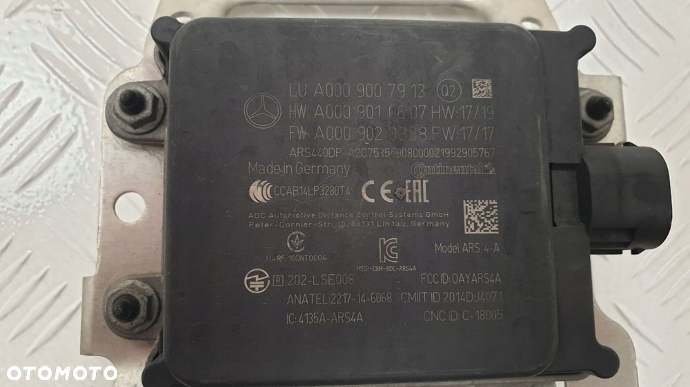 radar acc distronic mercedes a0009007913 - 2