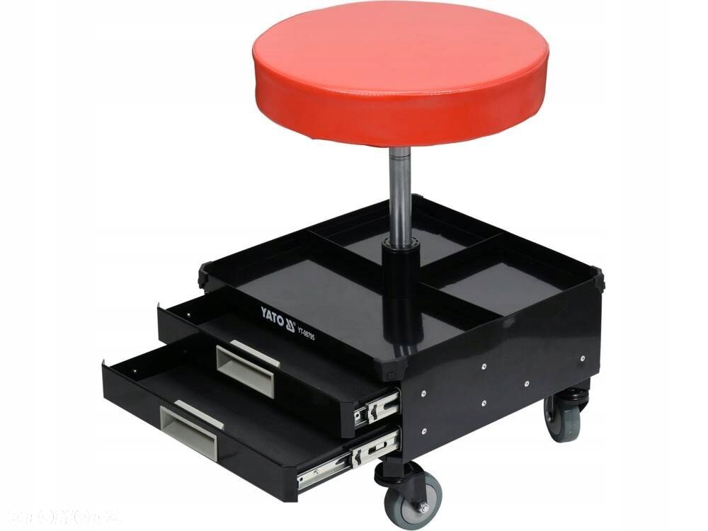 YATO TABORET STOŁEK WARSZTATOWY KÓŁKA 3 SIEDZISKO Z SZUFLADAMI YT-08795 - 6