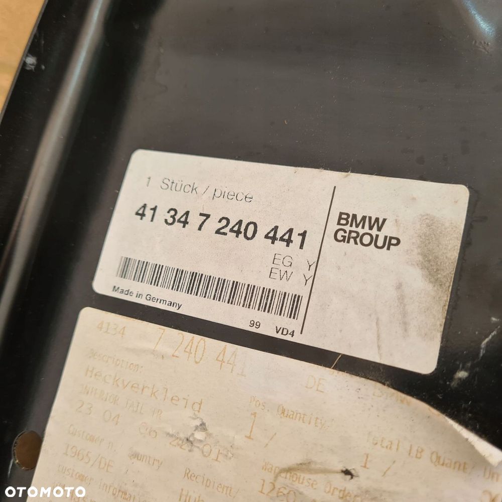 pas tylny poszycie bagażnika bmw 5 f11 7240441 - 4