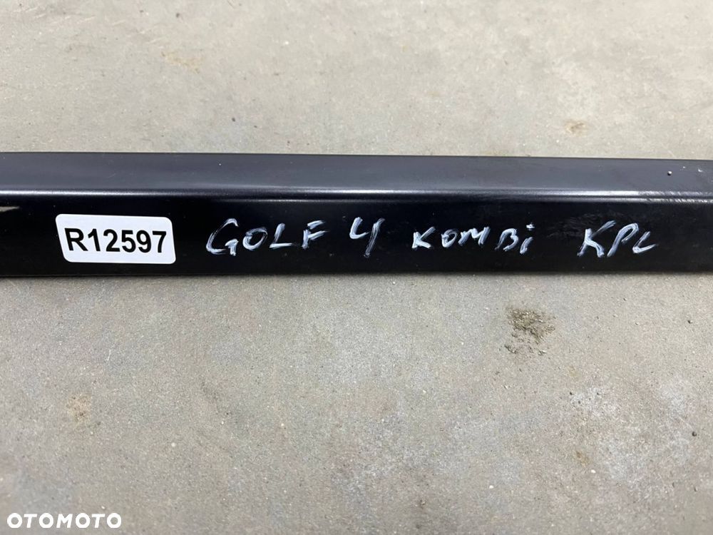 Relingi dachowe VW Golf IV 4 Bora 97-06r. KOMBI lewa prawa nakładka z zaślepkami KOMPLET - 9