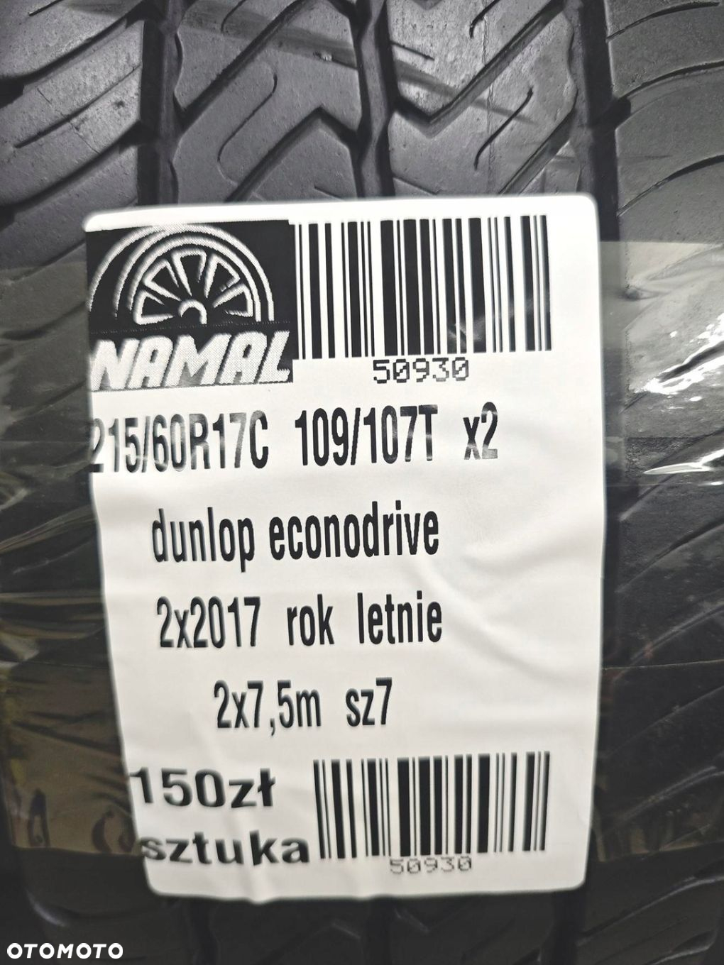 215/60r17c DUNLOP 2017 opona letnia 7,5mm 50930 - 8