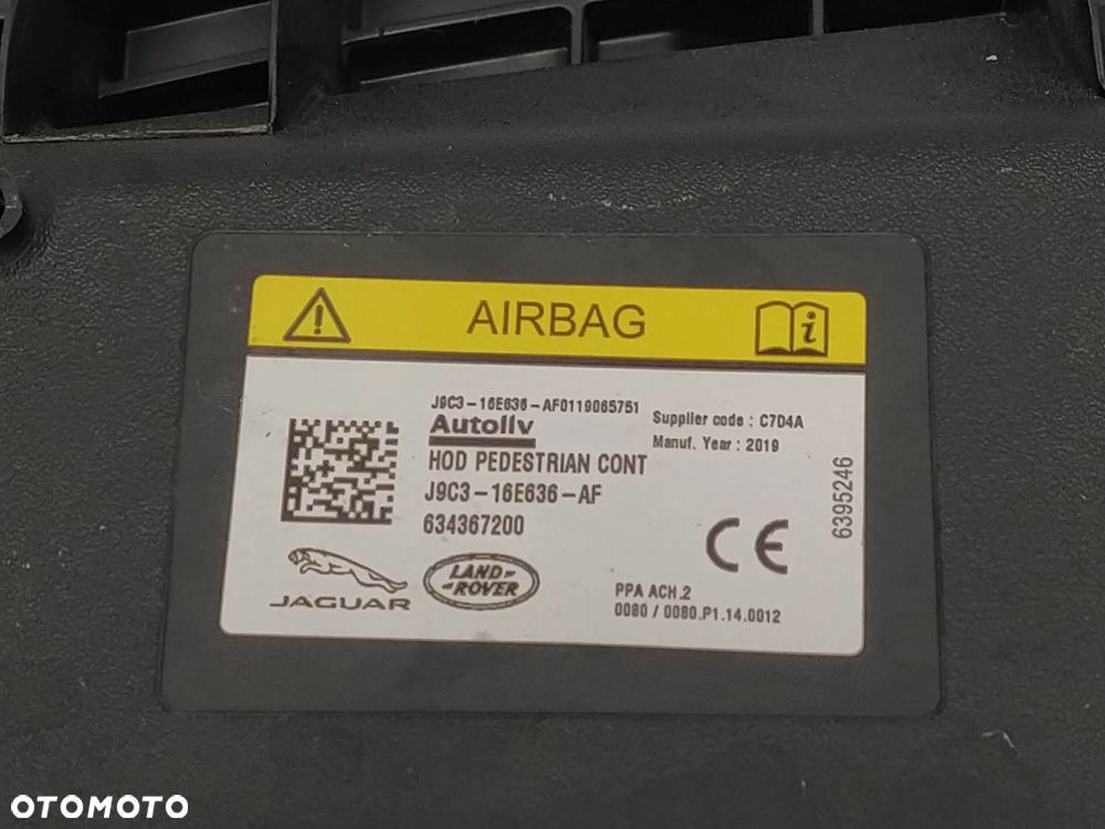 JAGUAR E-PACE X540 RANGE ROVER EVOQUE II 2 L551 AIRBAG PODUSZKA POWIETRZNA PIESZEGO MASKI ORYGINAŁ - 18