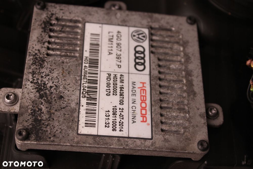 audi a6 c7 reflektor lampa lewy przód lewa przednia xenon 4g0941005d - 11