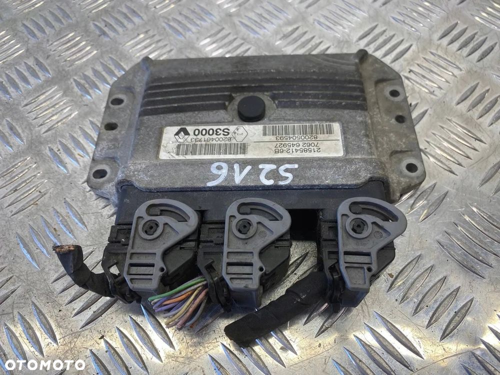 KOMPUTER STEROWNIK SILNIKA RENAULT CLIO III II1.2 16V 8200461733 8200504593 - 3
