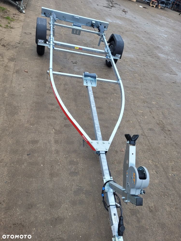 TEMARED Przyczepa B600 łódź do 5,8m DMC 750 kg lekka podłodziowa - 7