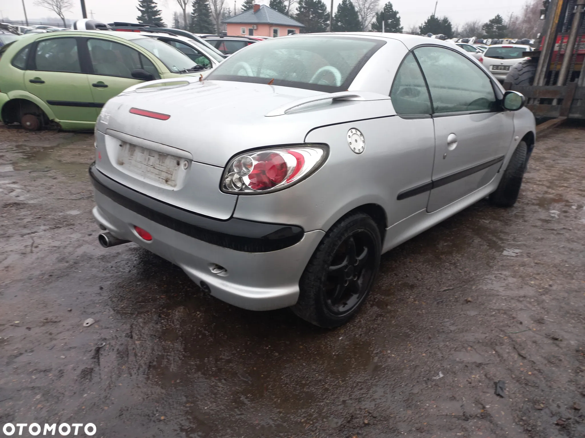 Peugeot 206CC 2.0 benzyna 02r EZR wszystkie części maska zderzak drzwi - 4