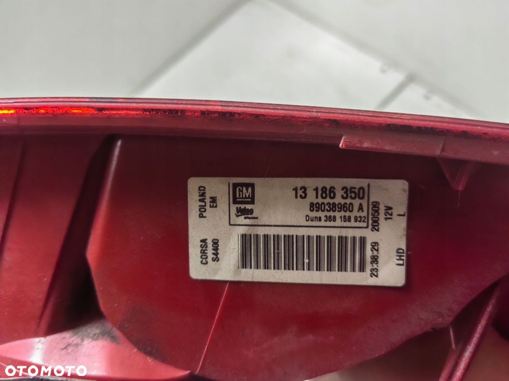 lampa lewy tyŁ opel corsa d 3d 13186350 - 4
