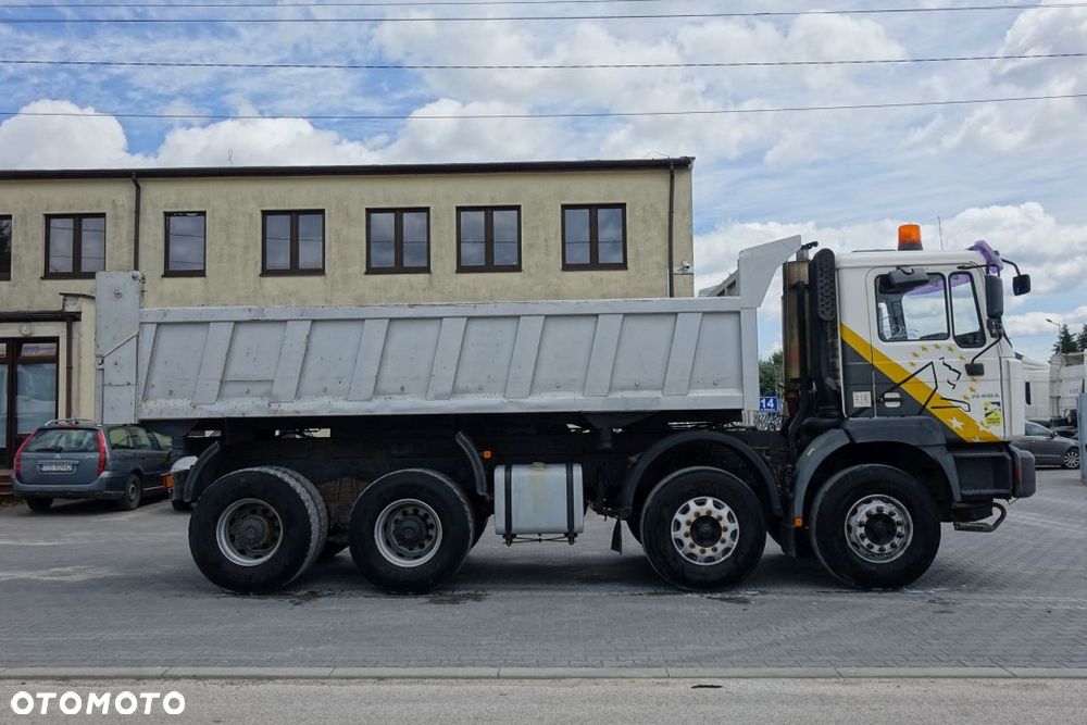 MAN FE 410 A /8x4 / MANUAL / WYWROTKA /BIBENNE / DWUSTRONNA / HYDROKLAPA / HYDROBURTA - 6