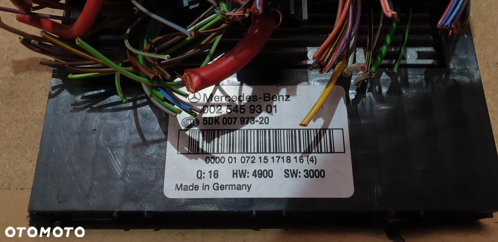 Mercedes W203 2.2 D Moduł Sterownik SAM 0025459301 5DK007973-20 - 2