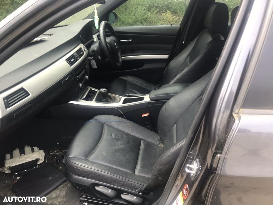 Interior scaune piele neagra bmw seria 3 e91 - 1