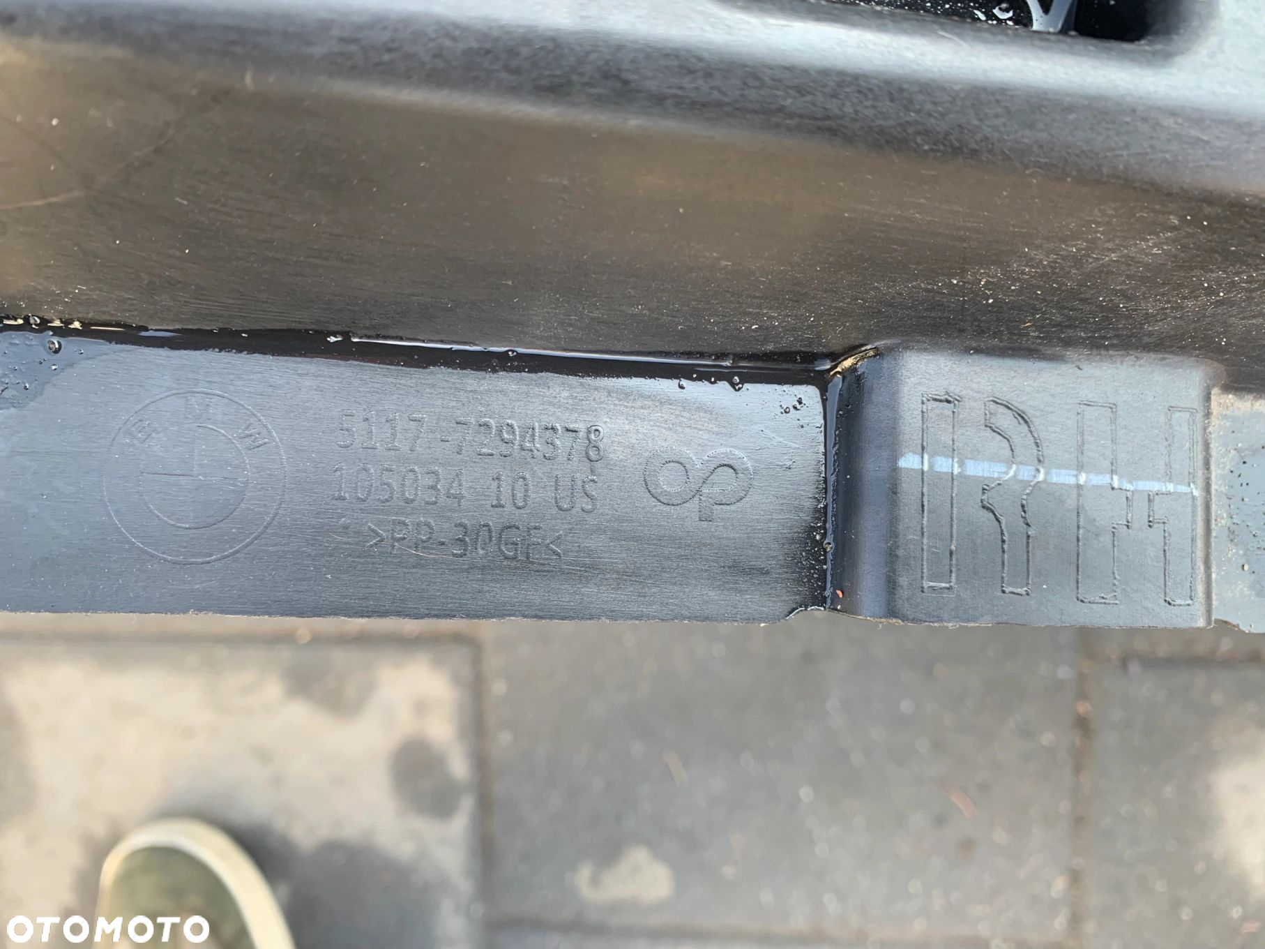 ŚLIZGI MOCOWANIE PROGU PRAWA STRONA BMW X5 F15 7294378 - 4