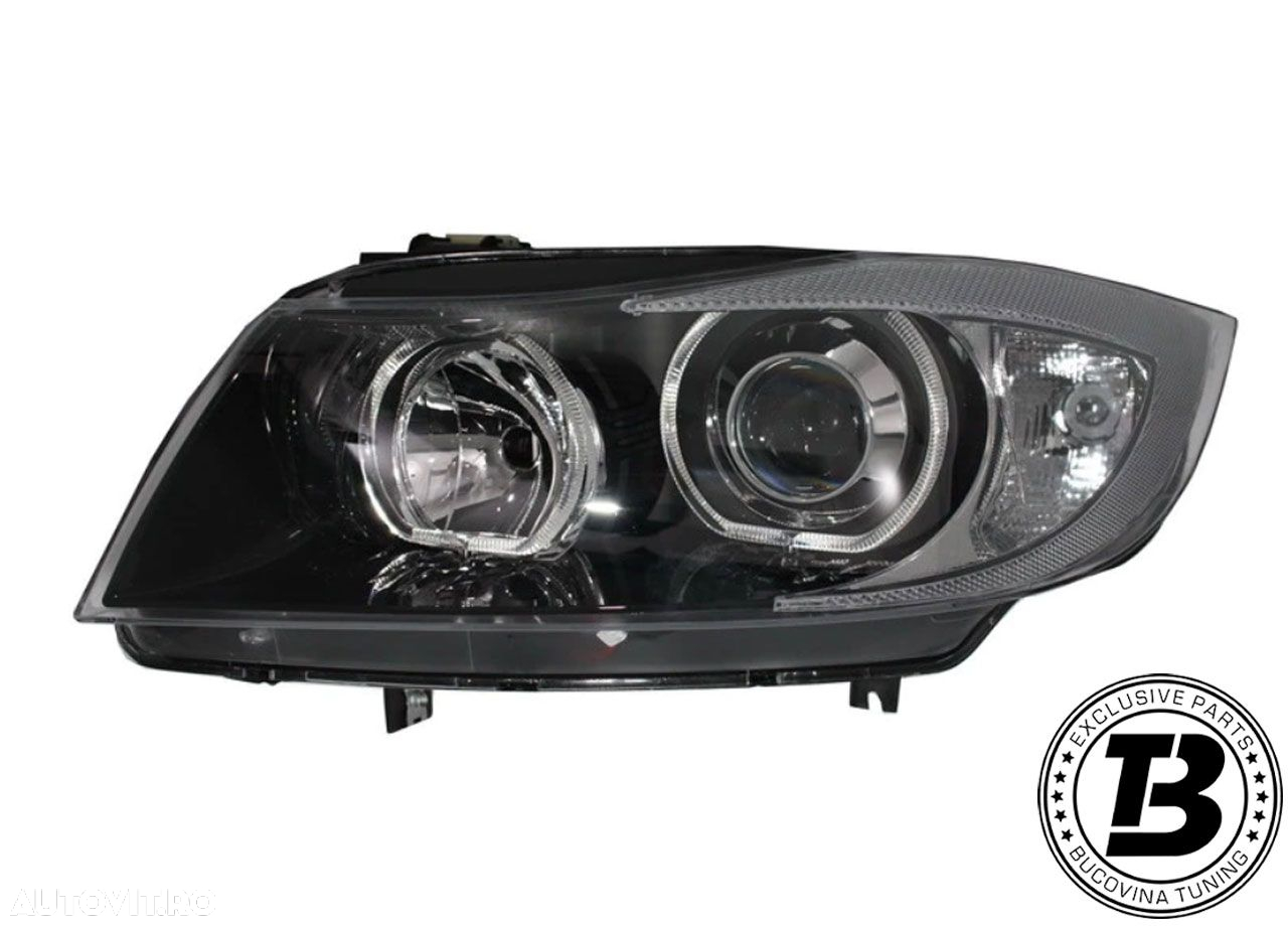 Faruri LED Angel Eyes compatibile cu BMW Seria 3 E90 E91 - Taiwan - 4