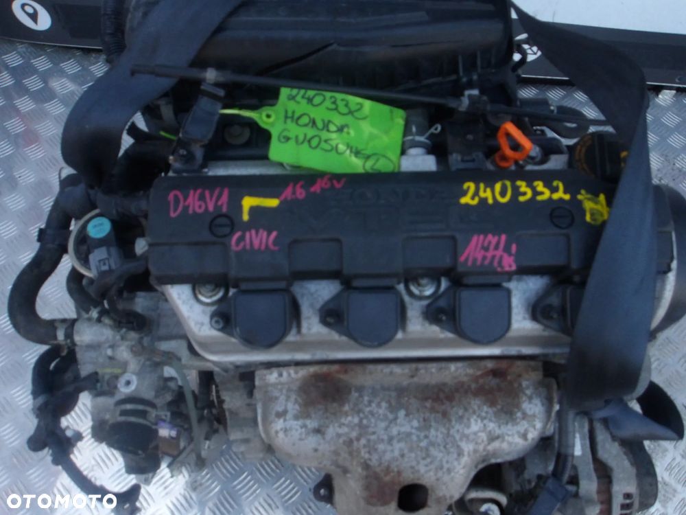 SILNIK HONDA CIVIC 1.6 16V D16V1 147 TYS - 2