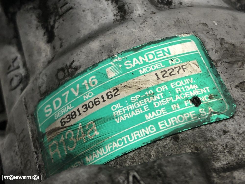 Compressor de ar condicionado CITROЁN JUMPY  2.0 HDi 110 16V 12.03 - 10.06 Usado... - 5