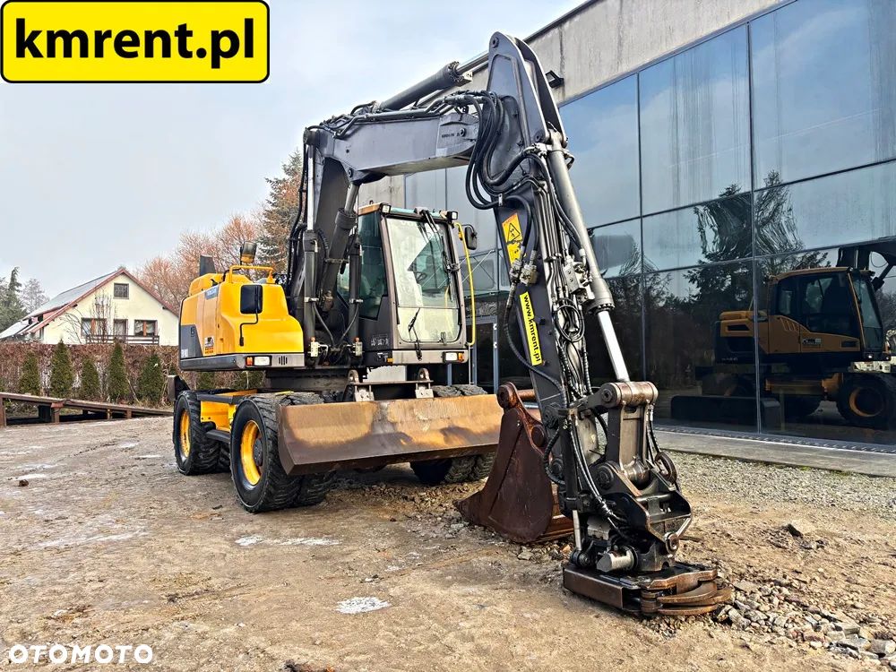 Volvo EW 140 D KOPARKA KOŁOWA GŁOWICA OBROTOWA ZE SZCZYPCAMI 2012R | Volvo ew160 , komatsu pw148 , JCB 145 175 , cat 313 316 , mecalac 15mwr - 8