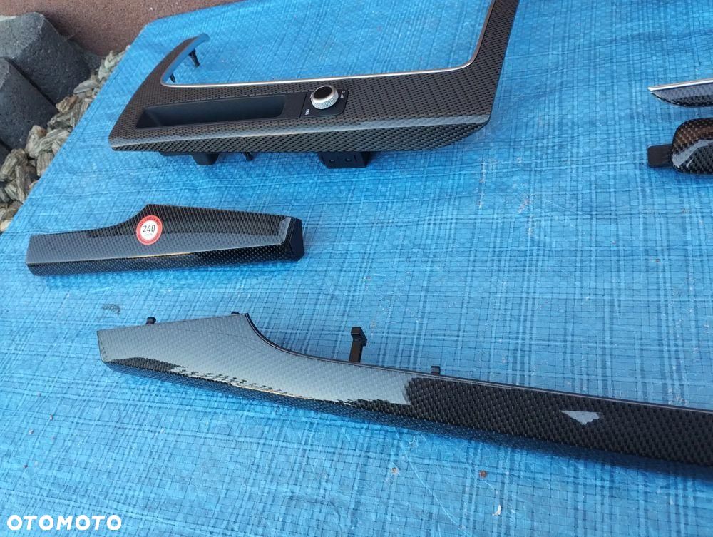 Audi SQ5 Q5 80A Dekory Listwy Ozdobne CARBON Carbonowe 2020r - 2