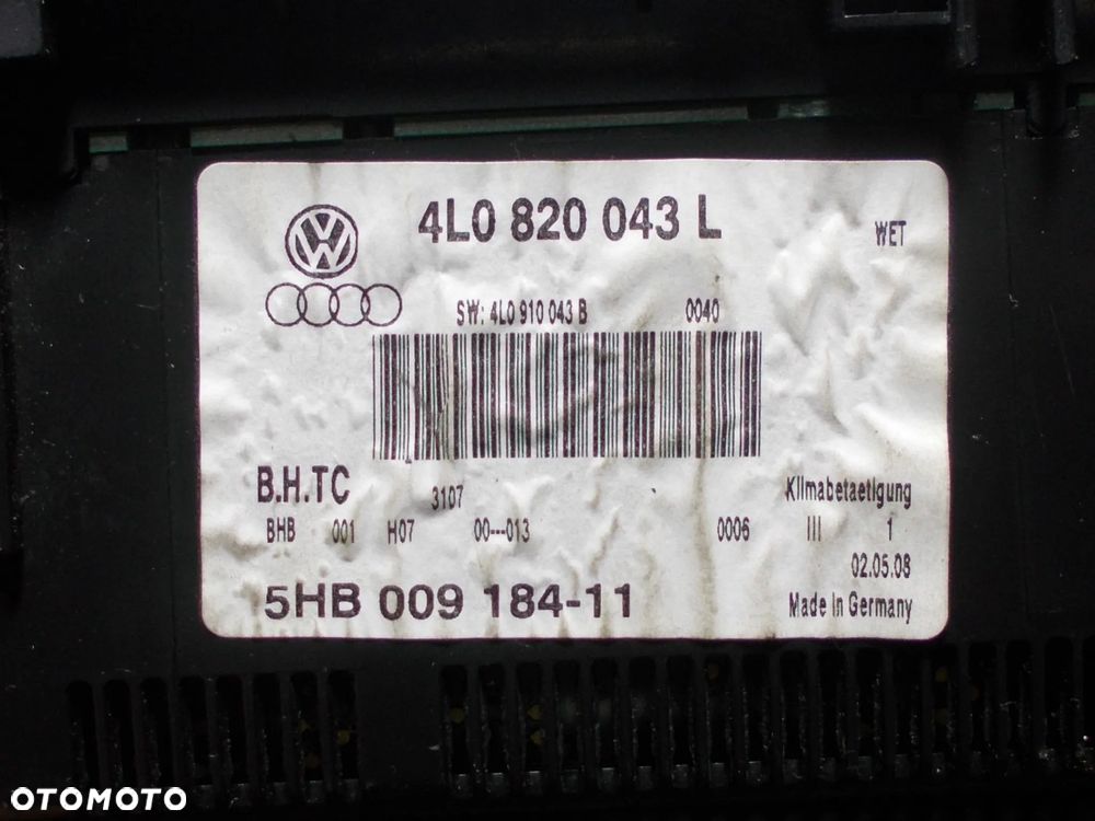 Audi Q7 4L panel nawiewu klimatyzacji - 3