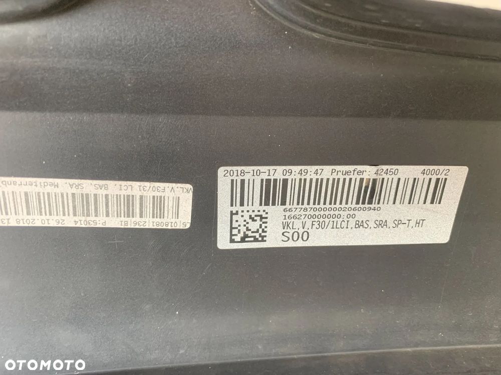 BMW 3 III F30 F31 LCI FL 16r PDC Zderzak przod przedni Lift 2016 - 9