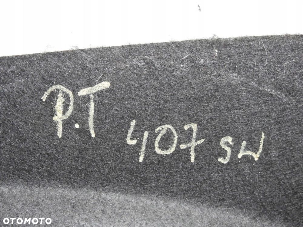 TAPICERKA BAGAŻNIKA PRAWY TYŁ PEUGEOT 407 SW - 6