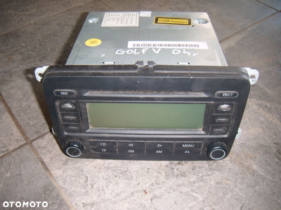 GOLF V  radio cd 1k0035186l - 1