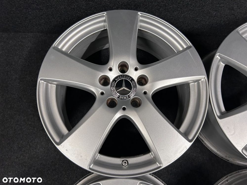 Alufelgi Mercedes C-Klasa W205, W204, E-Klasa W212, W213 17 cali 5x112 4szt. z czujnikami, ŁADNE! - 4