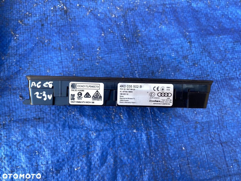 AUDI A6 C8 4K0035502B ŁADOWARKA INDUKCJA SCHOWEK ORYGINAŁ - 3