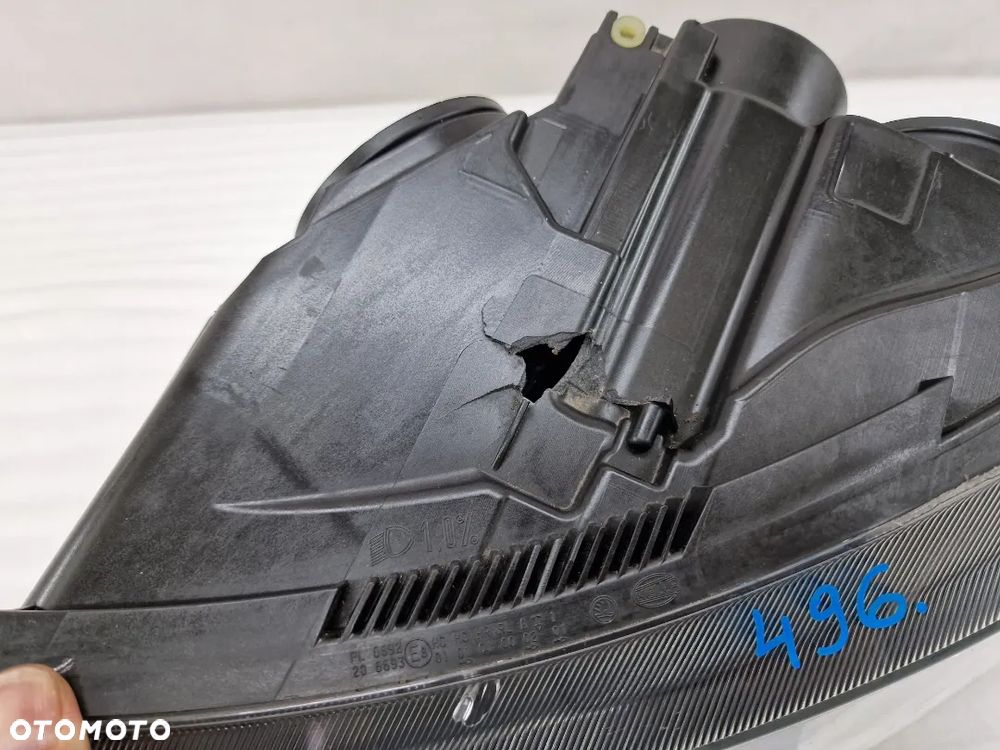 SKODA SUPERB II LIFT 13- SOCZEWKA LEWA LAMPA PRZEDNIA PRZÓD , NR 3T1941015F , NR AUKCJI LL496 - 7