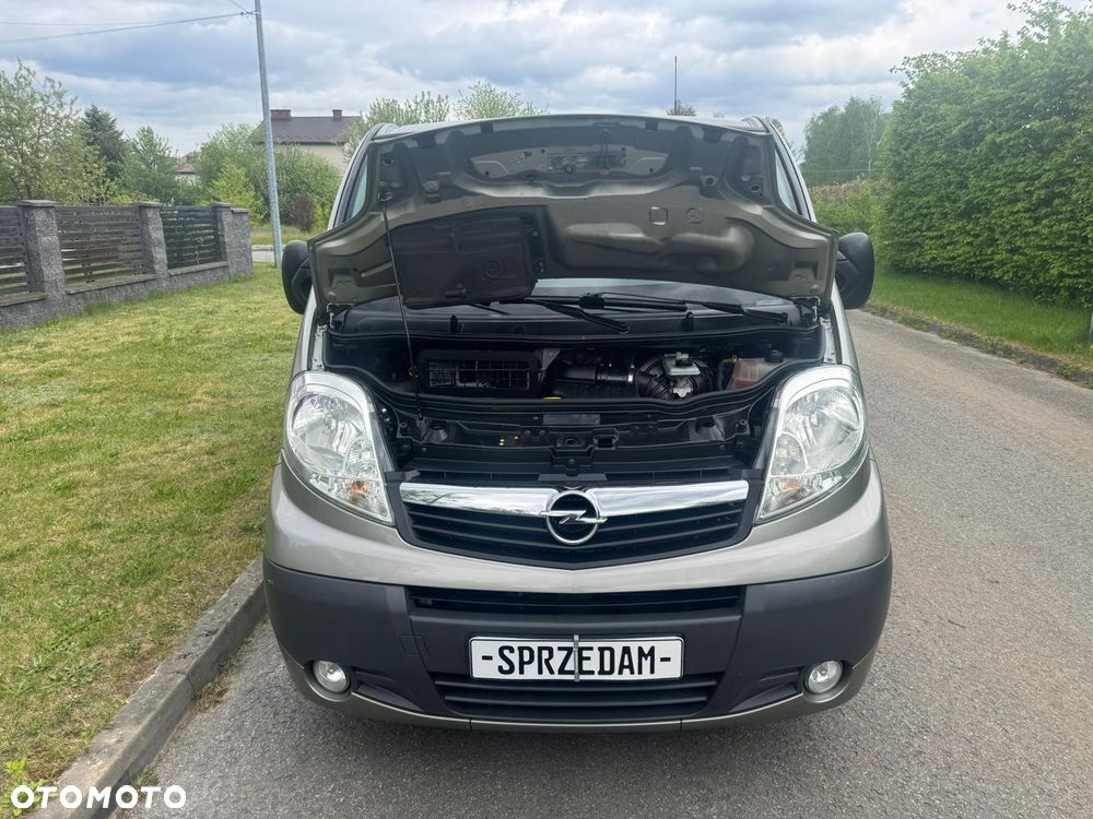 Opel VIVARO L2H1 Długi Klima Elektryka Skóry Dubel Kabina 6os Brygadówka Hak - 8