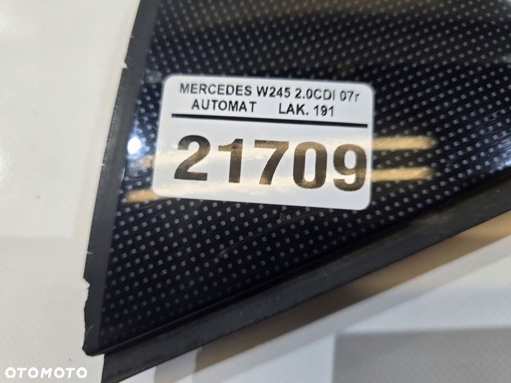 osłona błotnika lewego mercedes w245 07r a1696902787 - 5
