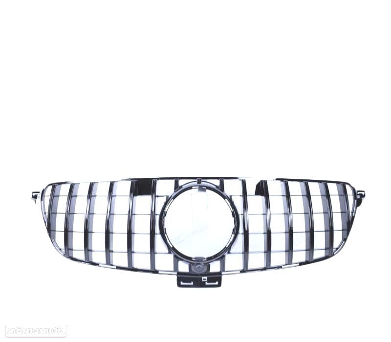 GRELHA FRONTAL MERCEDES CLASE GLE W166 X292 AMG 15-18 LOOK GLE63 GT PRETO - 2