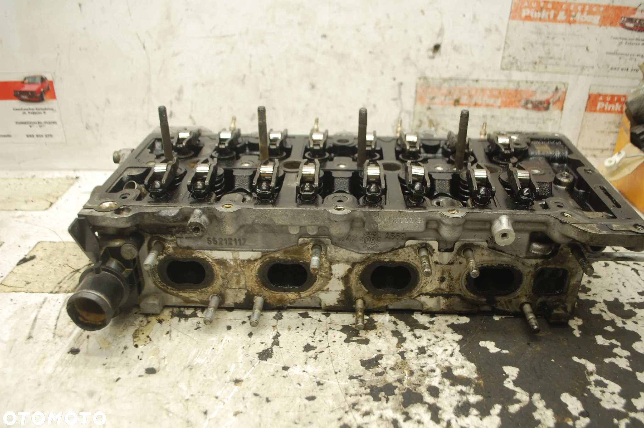 GŁOWICA SILNIKA KOMPLETNA 55212117 FIAT DOBLO 1.6 JTD ALFA ROMEO - 10