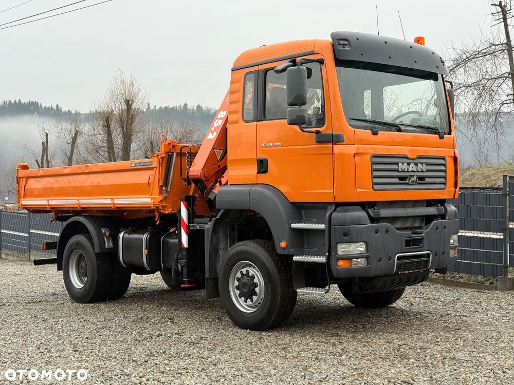 MAN * MAN 18 480 * KIPER WYWROTKA * 4x4 * HDS ATLAS 85* STAN BARDZO DOBRY * Sprowadzony - 25