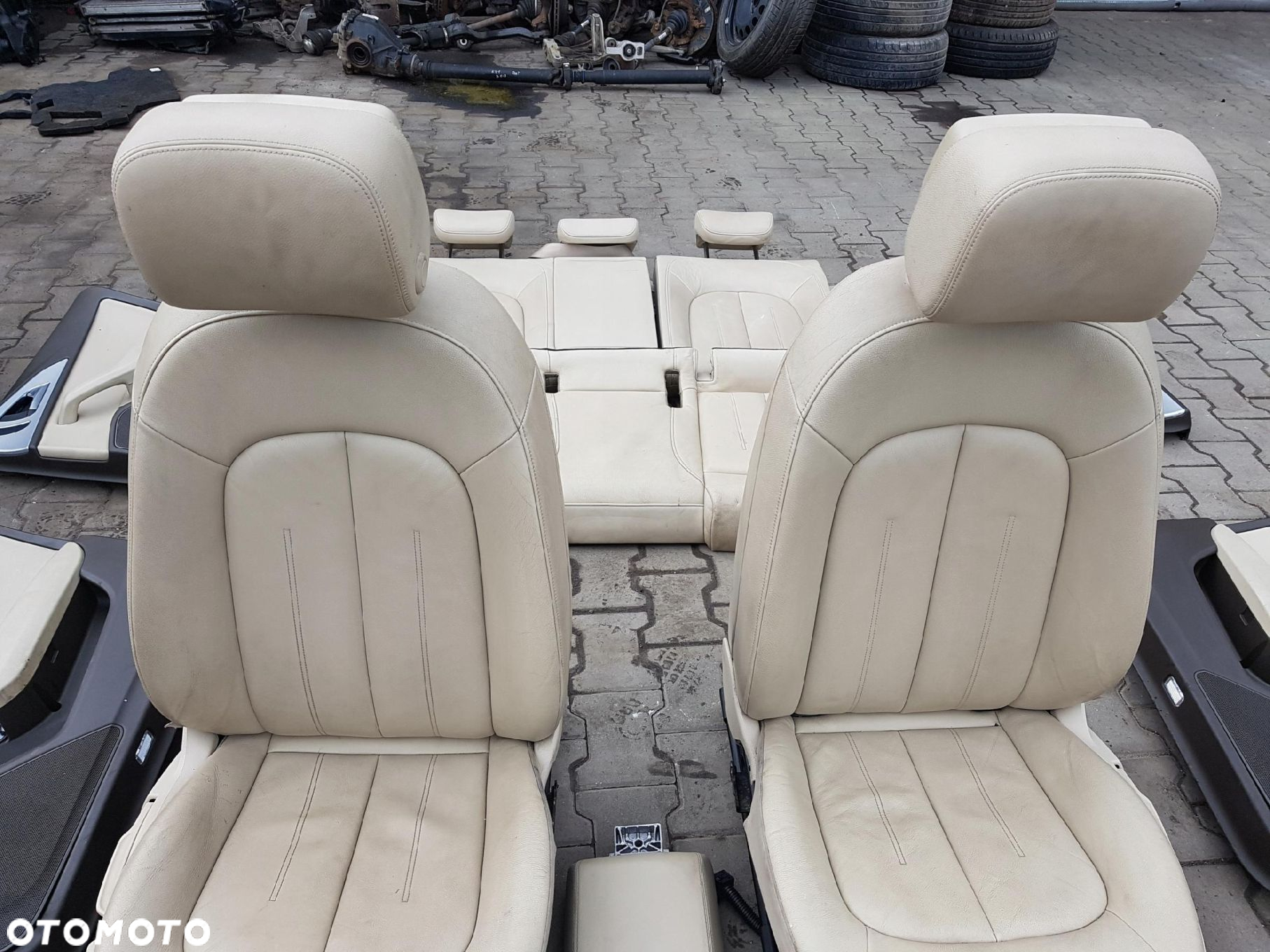 AUDI A6 C7 4G 10-18r SEDAN FOTELE SKÓRZANE KANAPA BOCZKI - 6